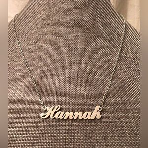 Hannah  Name Necklace • Personalized Necklace Name • Hannah Name Pendant
